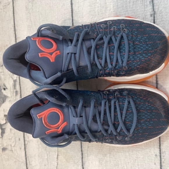 KD Nike Shoes Women’s Size 8 Kevin Durant Basketball VIII Ocean Fog Used - Picture 7 of 11